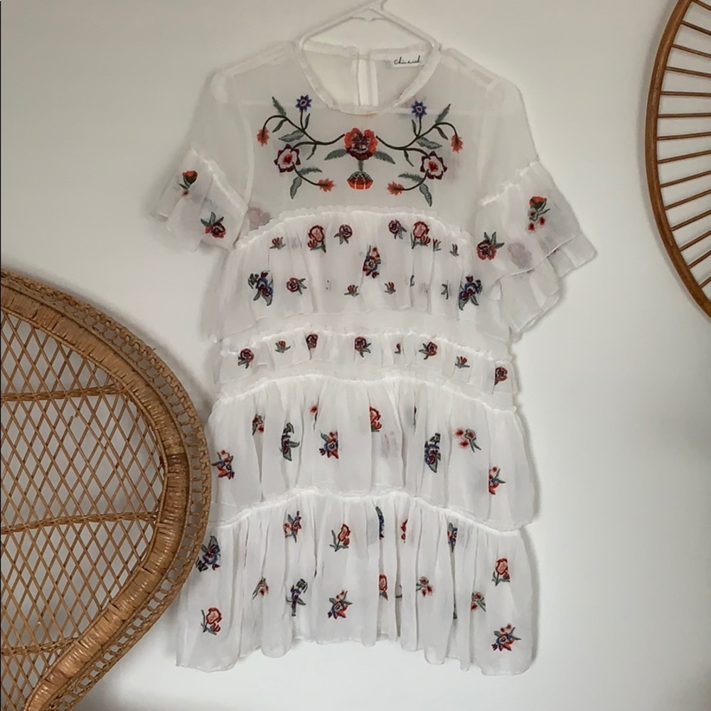 Chicwish embroidered dress